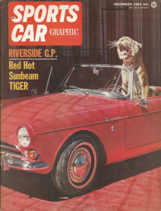 SPORTS CAR GRAPHIC 1964 DEC - TIGER, RIVERSIDE, ATTILA-FORD, BUGATTI
